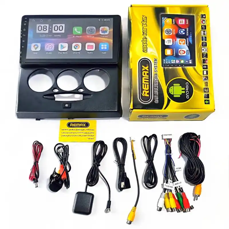 مانیتور اندروید ریمکس مدل s200 Plus مناسب برای پراید 131 داشبورد جدید