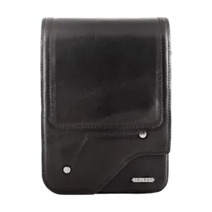 کیف رودوشی مردانه چرم یلسان مدل هایکا کد 102-GN-01