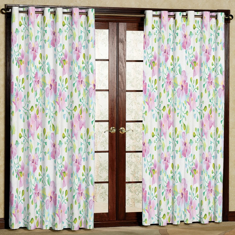 پرده مدل گلدار مخمل پانچی کد 2084 سایز 200x140 سانتی متر