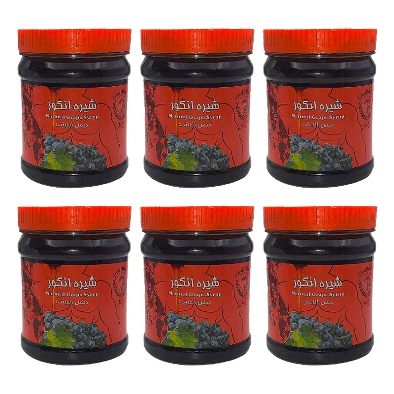 شیره انگور گل بهان - 900 گرم بسته 6 عددی