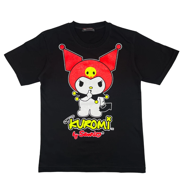 تی شرت آستین کوتاه دخترانه مدل کرومی