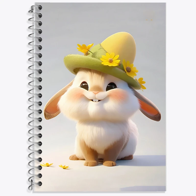 دفتر لغت 50 برگ خندالو طرح خرگوش بامزه کد F5746