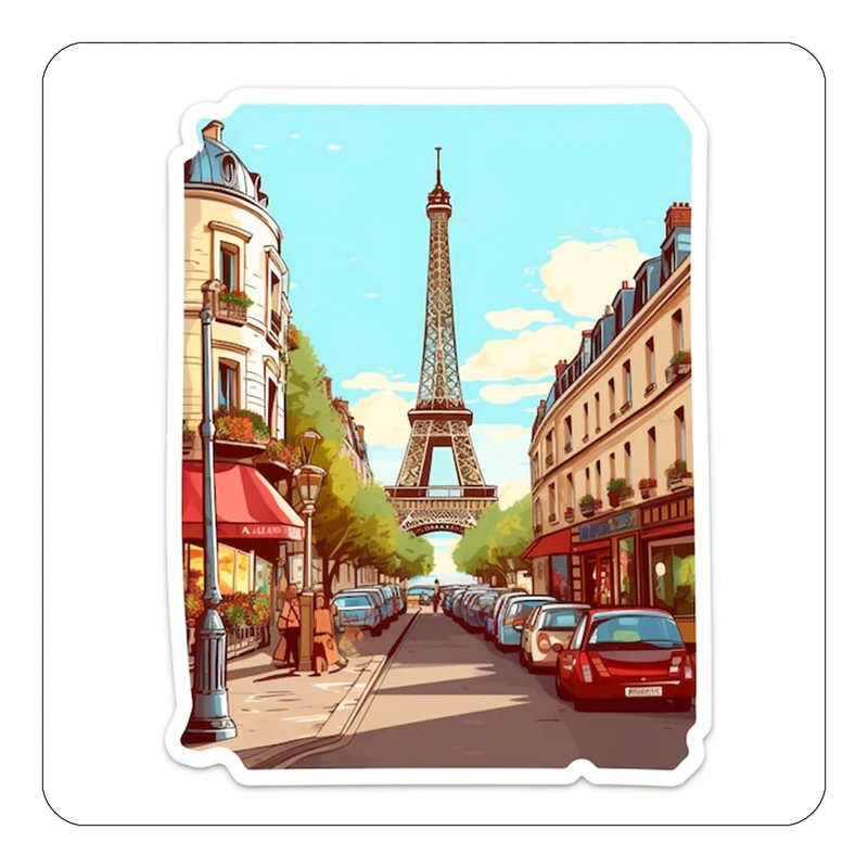 مگنت کاکتی طرح پاریس Paris مدل mp55725