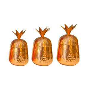 بانکه مسی طرح آناناسی مجموعه 3 عددی