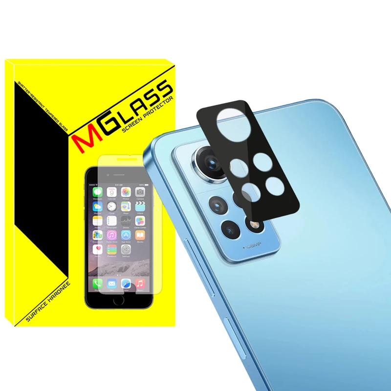 محافظ لنز دوربین ام‌گلس مدل 3D-MG مناسب برای گوشی موبایل شیائومی Redmi Note 12 Pro 4G
