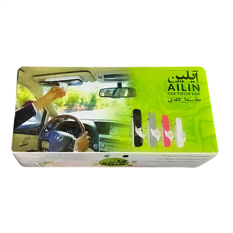 جای دستمال کاغذی خودرو آیلین مدل AFTER MARKET