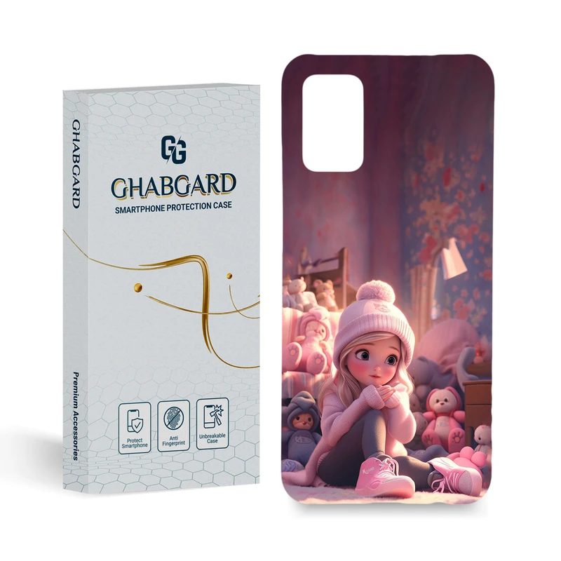 کاور قاب گارد مدل دخترانه مناسب برای گوشی موبایل سامسونگ Galaxy A02s