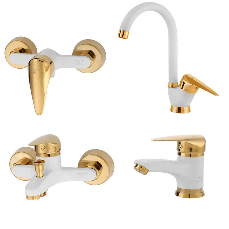 ست شیرآلات فاخته مدل خلیج ایتالیا پلاس مجموعه 4 عددی