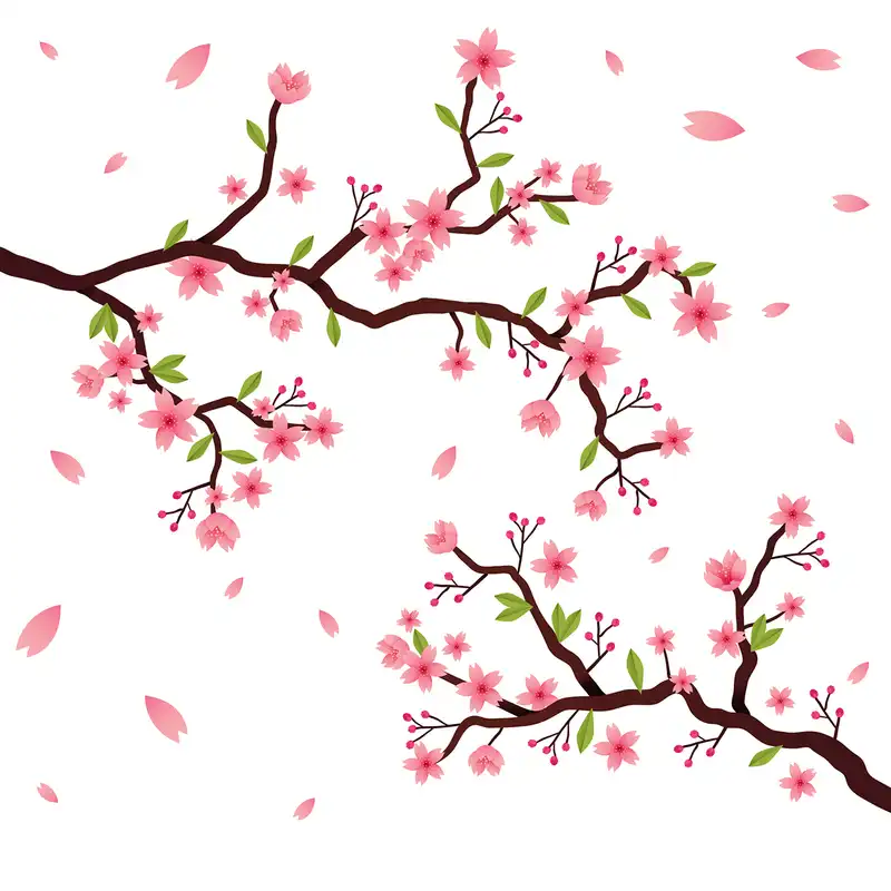 استیکر گل مدل pretty blossom