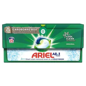 قرص ماشین لباسشویی آریل مدل All in 1 بسته 25 عددی