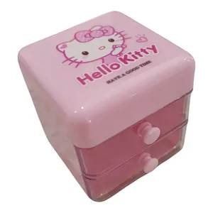 جعبه دکوری مدل دو کشو طرح کیتی