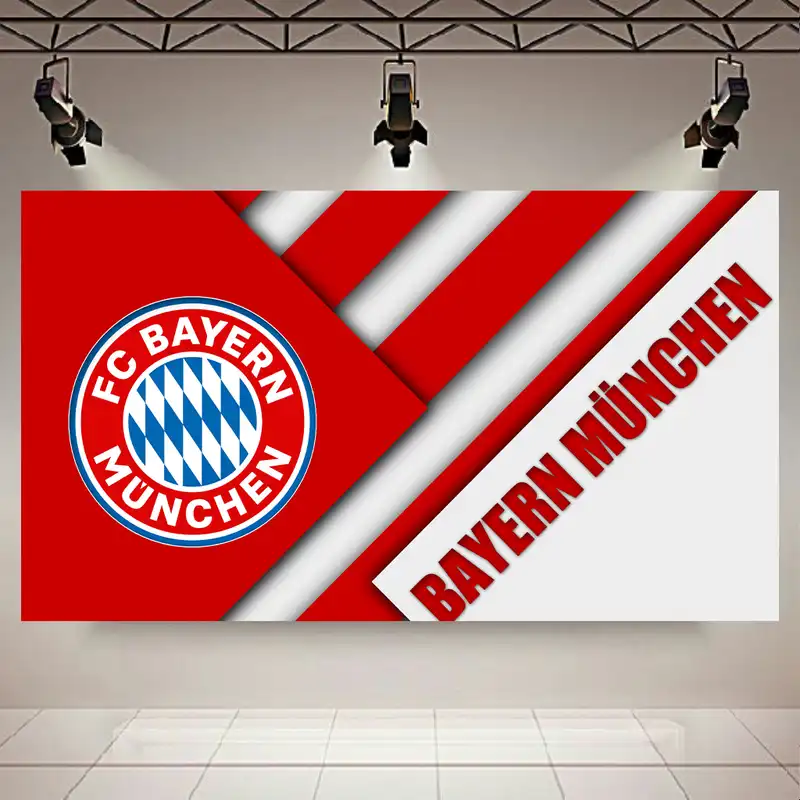 پوستر طرح فوتبال مدل پرچم بایرن مونیخ کد AR11670