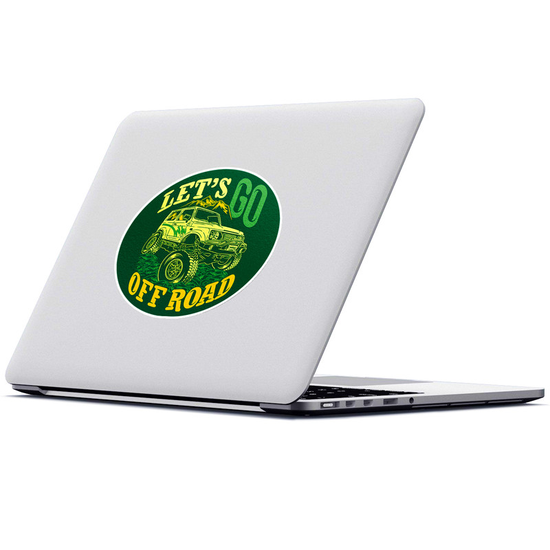 استیکر لپ تاپ ماسا دیزاین طرح OFF ROAD مدل STK939