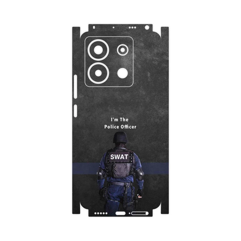 برچسب پوششی ماهوت مدل Police Officer-FullSkin مناسب برای گوشی موبایل شیائومی Poco X6