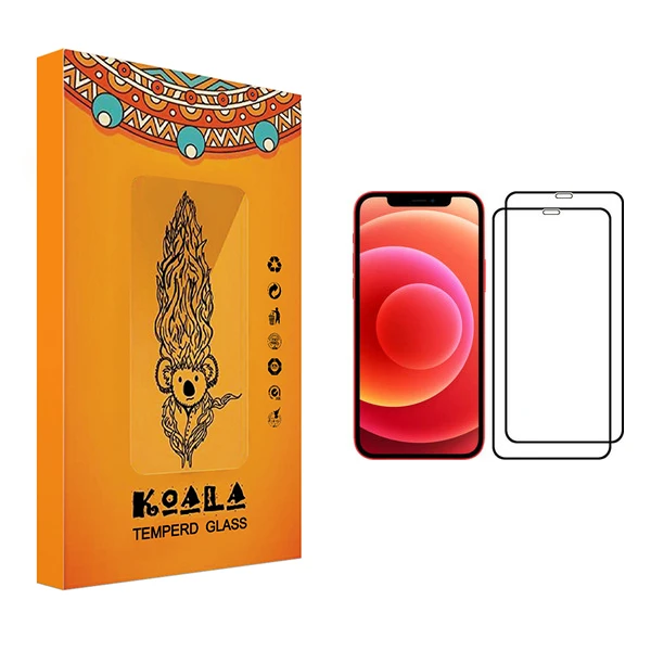 محافظ صفحه نمایش کوآلا مدل Fade مناسب برای گوشی موبایل اپل iPhone 12 Pro بسته دو عددی