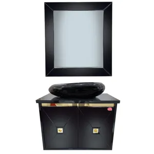 ست کابینت و روشویی لیرا مدل دیاموند کد F105 به همراه آینه