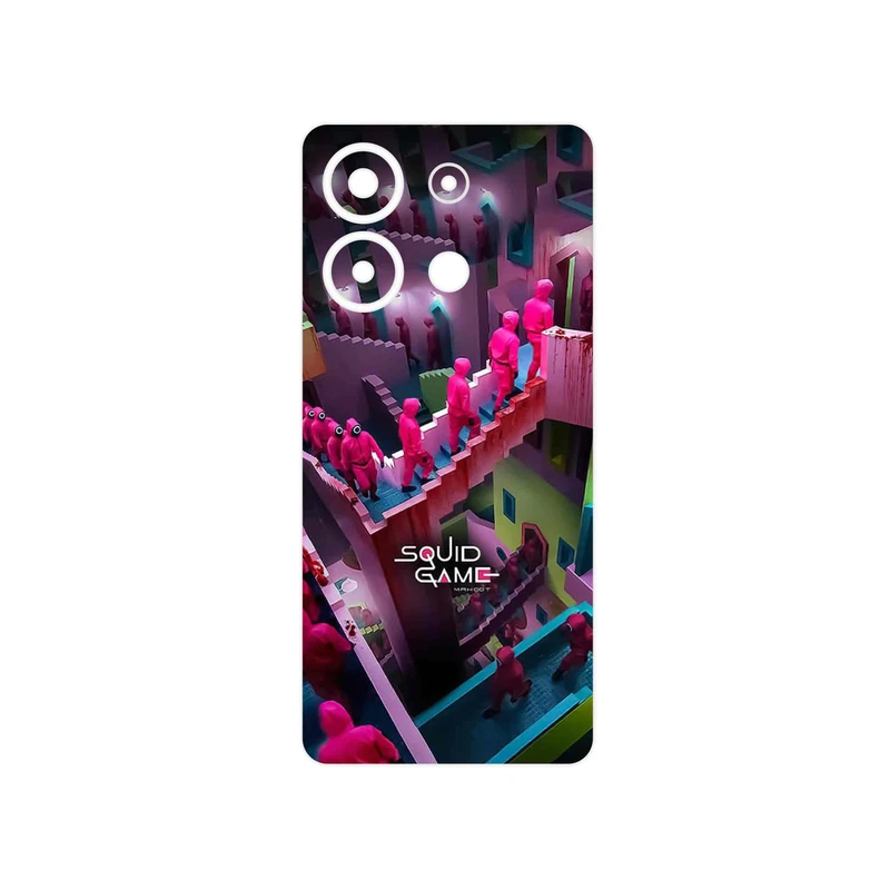برچسب پوششی ماهوت مدل Squid Game مناسب برای گوشی موبایل شیائومی Redmi Note 13 4G
