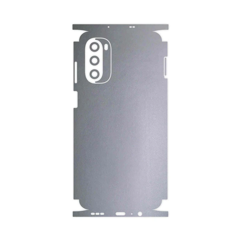 برچسب پوششی ماهوت مدل Matte-Silver-FullSkin مناسب برای گوشی موبایل موتورولا Moto G52
