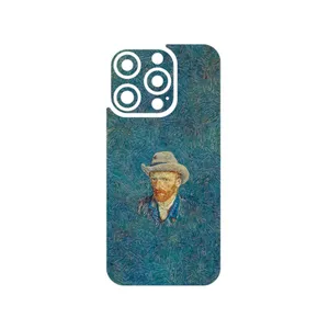 MAHOOT Self portrait with a gray felt hat Cover Sticker for Apple iPhone 15 Pro