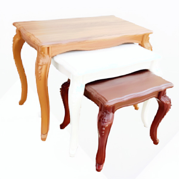 میز عسلی مدل مینو مجموعه 3 عددی