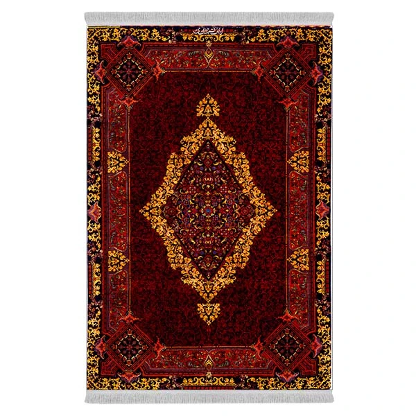 فرش پارچه‌ای دفه مدل فرشینه طرح مدرن کد 8070