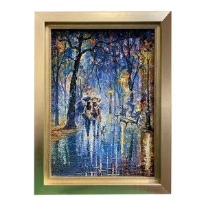 تابلو فرش دستبافت طرح بارانی کد 8638019