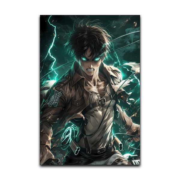 تابلو شاسی گوفی مدل ارن یگر انیمه اتک آن تایتان طرح AOT Eren Yeager Attack on Titan Anime کد GREN32