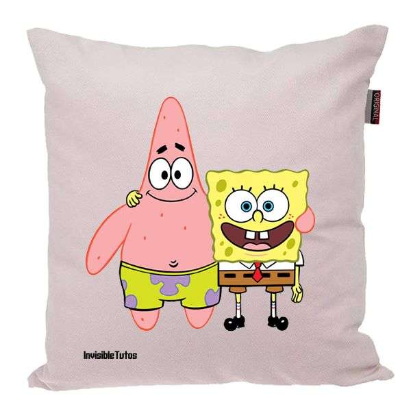 کوسن کودک مدل باب اسفنجی و پاتریک کد 02