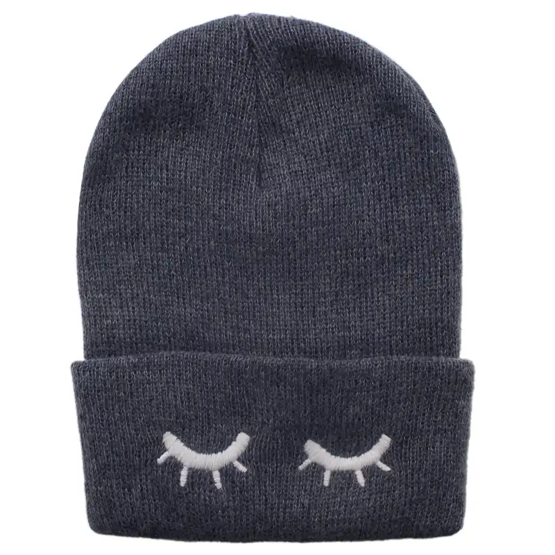 کلاه بافتنی طرح مژه مدل LX_99