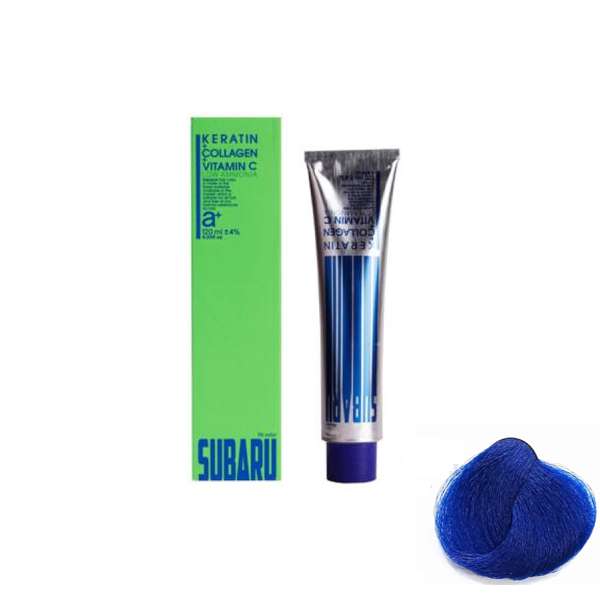 رنگ مو سوبارو شماره S.6 حجم 120 میلی لیتر رنگ آبی کاربنی