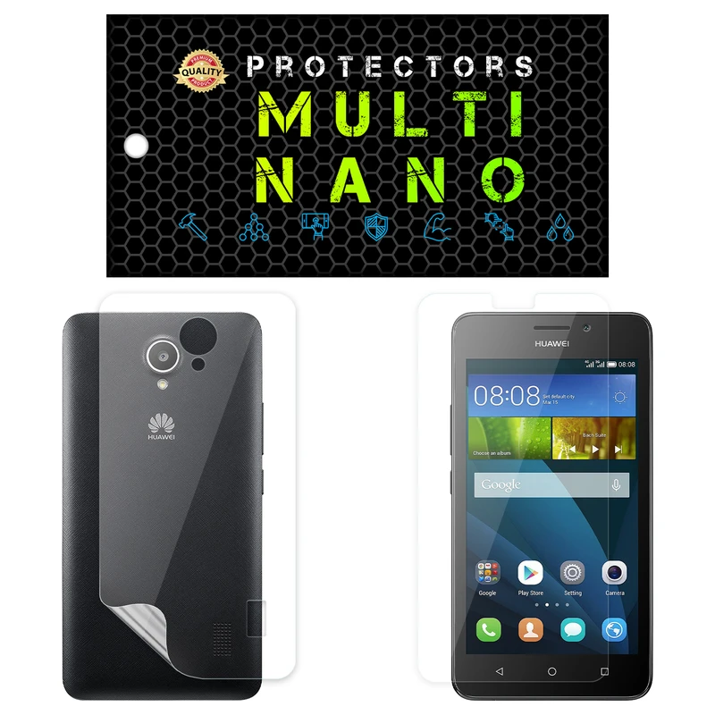 محافظ صفحه نمایش مولتی نانو مدل X-SFT مناسب برای گوشی موبایل هوآوی Ascend Y635 به همراه محافظ پشت