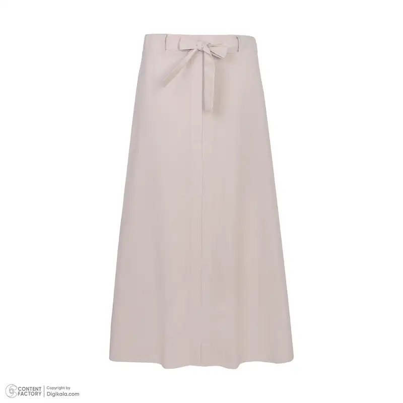 دامن راسته زنانه رخت پارسی مدل 106 رنگ کرم