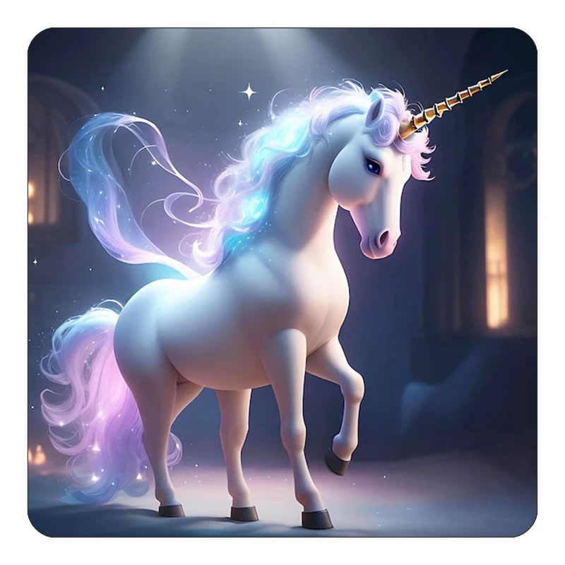 مگنت کاکتی طرح اسب تک شاخ و یونیکورن مدل mp32589