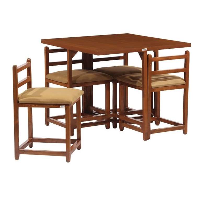 میز و صندلی ناهارخوری 4 نفره گالری چوب آشنایی مدل Ti-006
