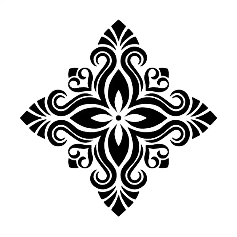 شابلون باتیس آرت طرح تذهیب کد 50-250