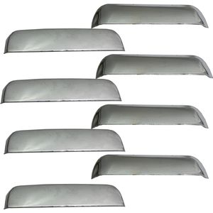 قاب دستگیره درب خودرو صفا مدل استیل مناسب برای پراید بسته 8عددی