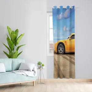  پرده مدل اتاق کودک مخمل پانچی طرح کارتون مکویین کد 4218 سایز 140x280 سانتی متر