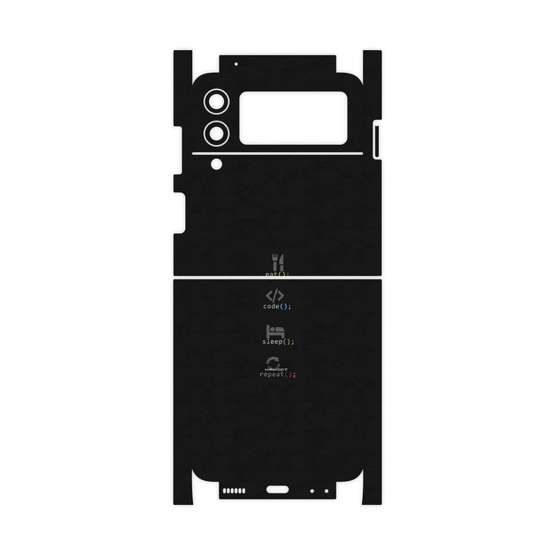 برچسب پوششی ماهوت مدل Programming 2-FullSkin مناسب برای گوشی موبایل سامسونگ Galaxy Z Flip3 5G