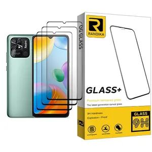 Randika Randika Glass MIX003 Screen Protector For Xiaomi Redmi 10C Pack Of 3
