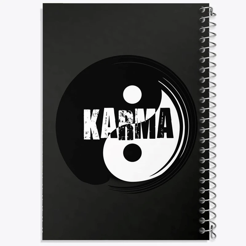 دفتر نت موسیقی 50 برگ خندالو مدل یین و یانگ کد 27683