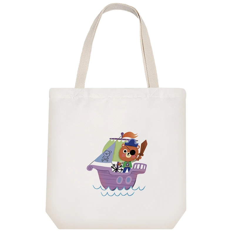 ساک خرید خندالو مدل خرس دزد دریایی کد H1818