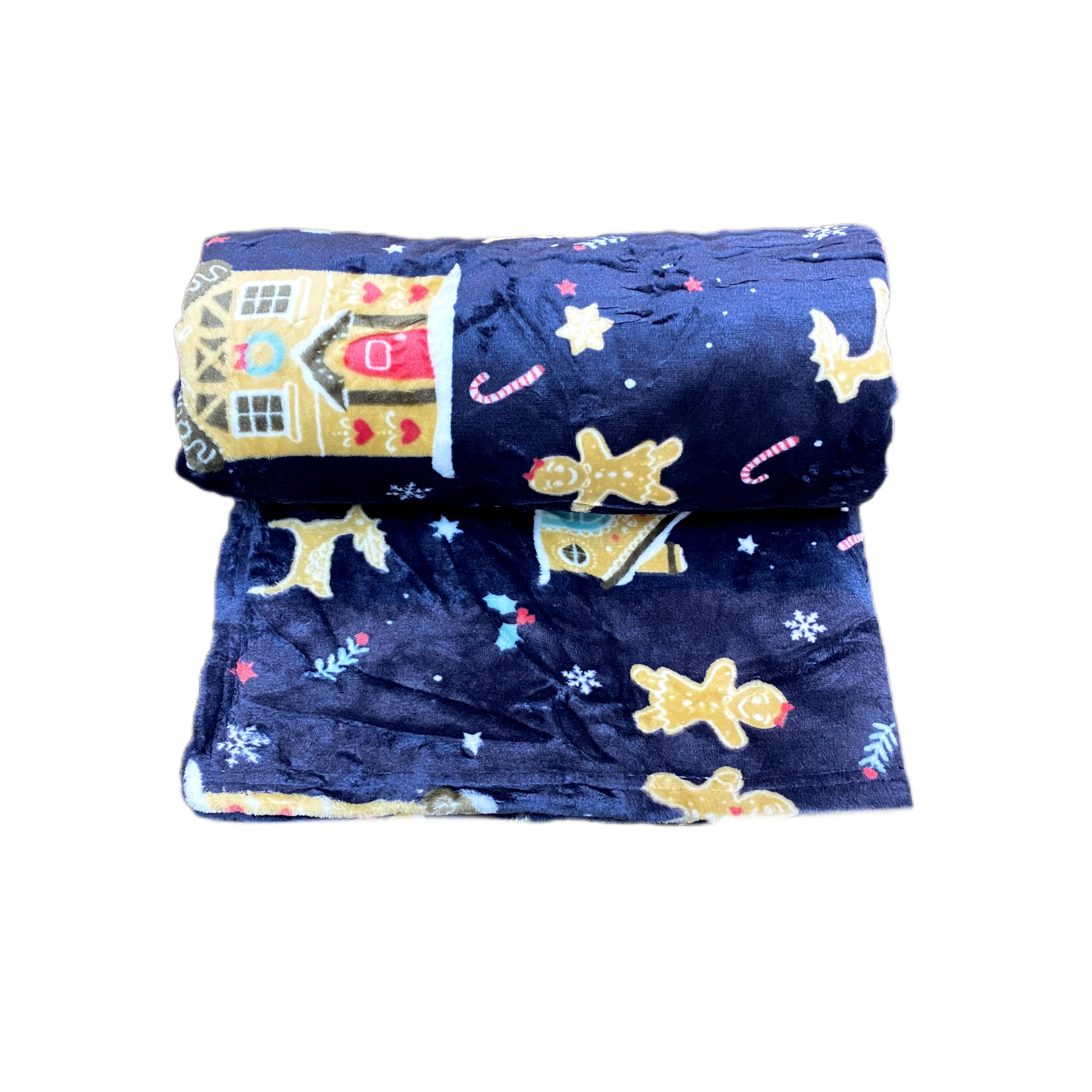 پتو مسافرتی مدل شب کریسمس سایز 180x210 سانتی متر