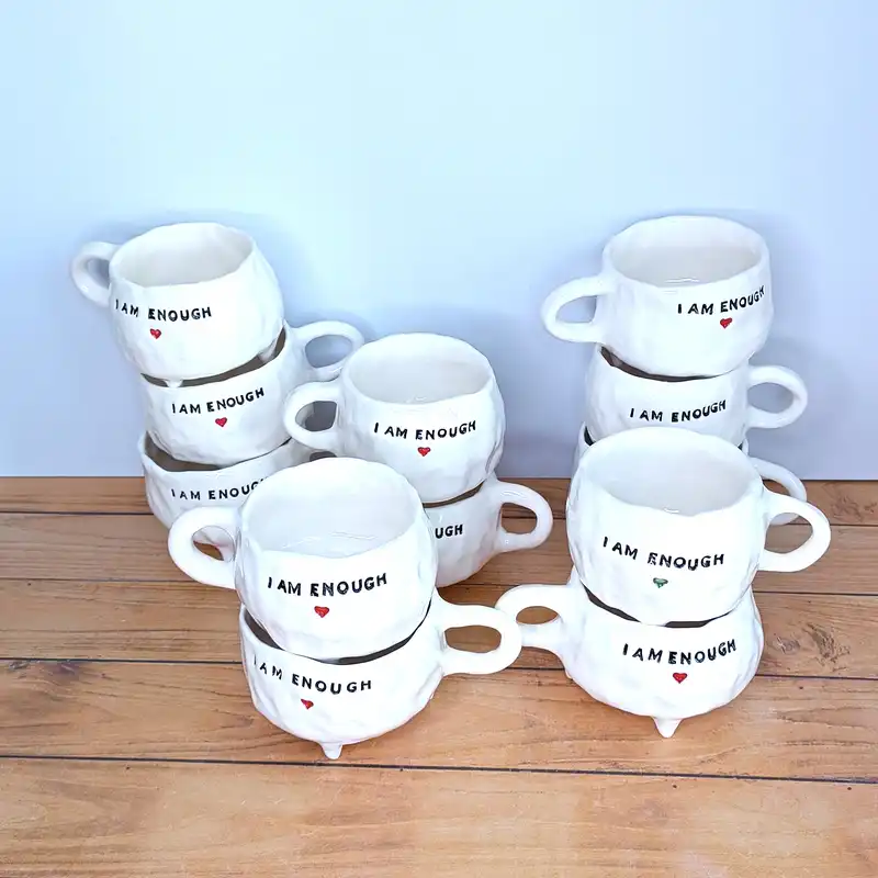 ماگ سرامیکی مدل من کافی هستم