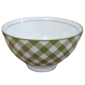 پیاله مدل ماست خوری طرح چهار خانه