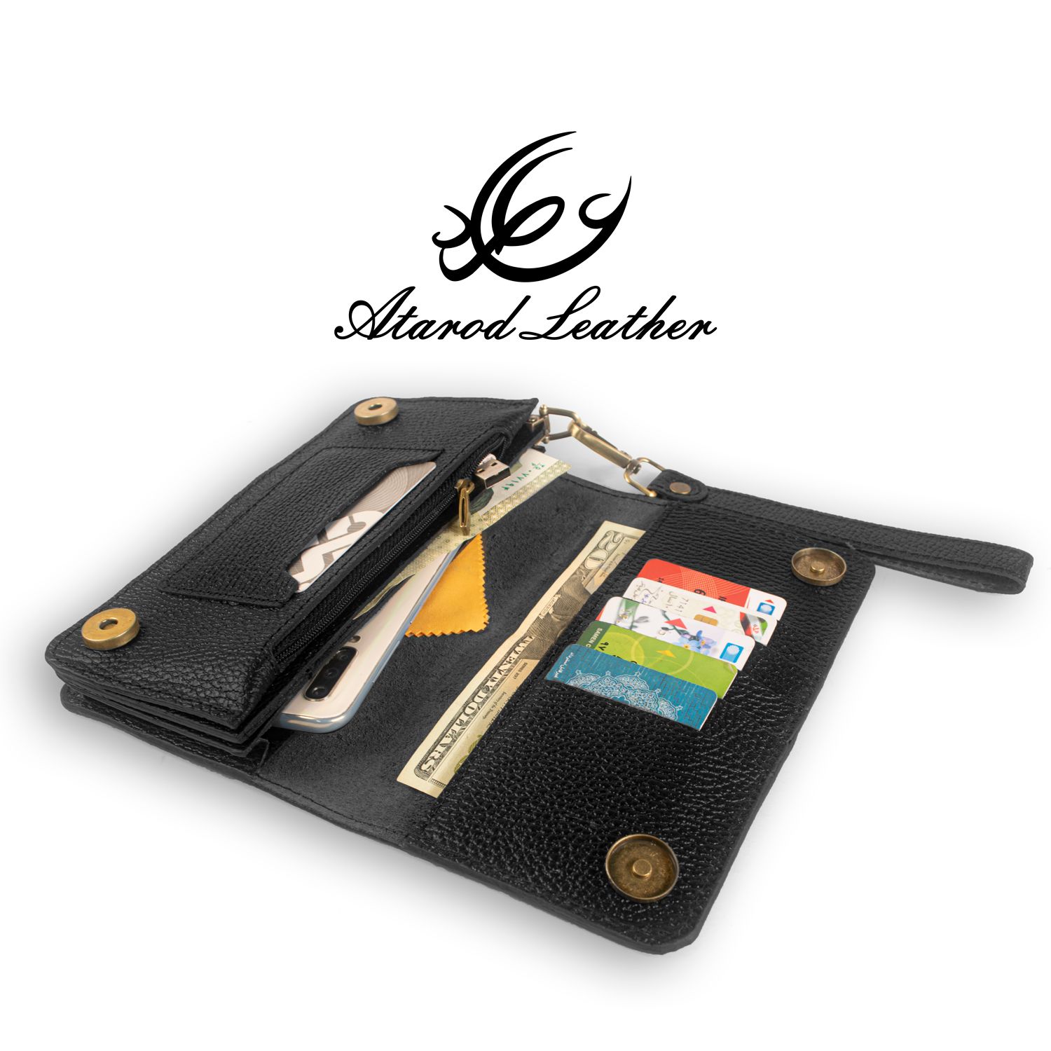 کیف پول چرم عطارد مدل چرم طبیعی کد DPR20 -  - 4