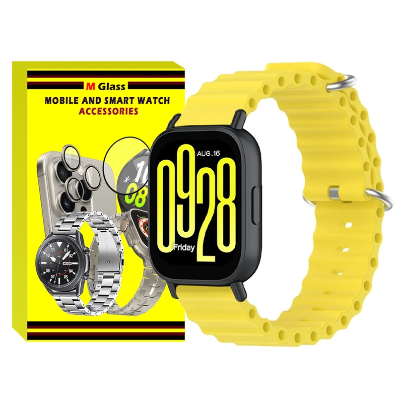 بند ام‌گلس مدل Ocean MG TW مناسب برای ساعت هوشمند شیائومی Redmi Watch 5 Active / Redmi Watch 5 Lite