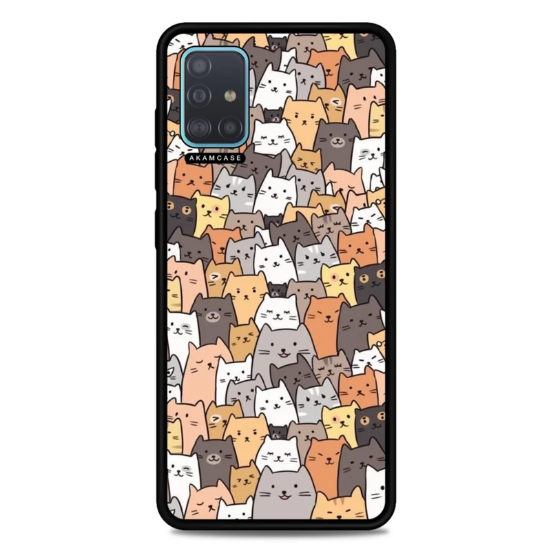 کاور آکام مدل AMC-WSGA51-CATS9 مناسب برای گوشی موبایل سامسونگ Galaxy A51
