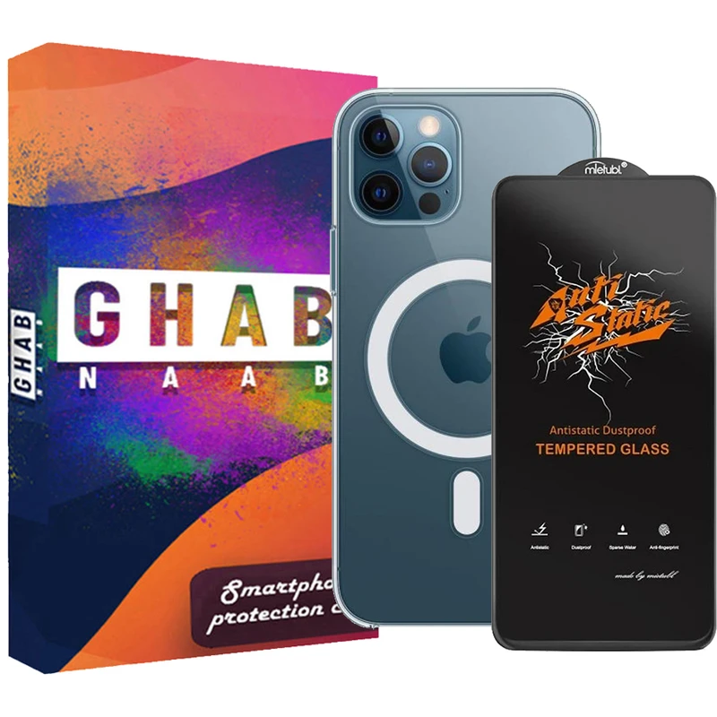 کاور قاب ناب مدل MagSafe مناسب برای گوشی موبایل اپل Iphone 11 Pro Max به همراه محافظ صفحه نمایش