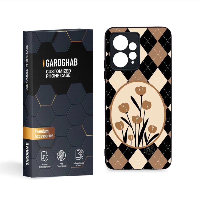 کاور گارد قاب مدل گل مناسب برای گوشی موبایل شیائومی Redmi Note 12 4G