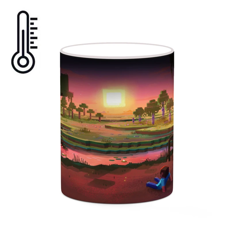 ماگ حرارتی کاکتی طرح ماینکرافت minecraft مدل mgh41447